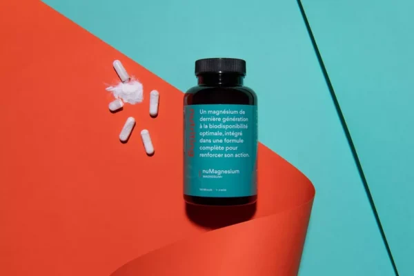 Magnésium bisglycinate avec Vitamine B6 120 gélules - Nutriting, complément naturel pour bien-être et vitalité.