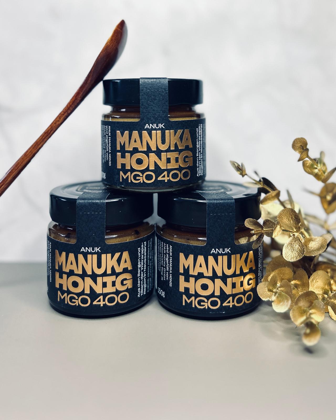 Miel de Manuka 150 grammes - Anuk, complément naturel pour bien-être et vitalité.
