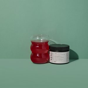 Poudre activatrice de métabolisme MiYé goût cerise hibiscus pour femme en périménopause et SOPK Complément alimentaire naturel pour réguler la glycémie et l’équilibre hormonal féminin Pot de poudre métabolisme MiYé 153g vegan sans gluten ZénuRare