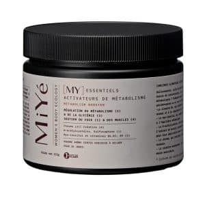 Poudre activatrice de métabolisme MiYé goût cerise hibiscus pour femme en périménopause et SOPK Complément alimentaire naturel pour réguler la glycémie et l’équilibre hormonal féminin Pot de poudre métabolisme MiYé 153g vegan sans gluten ZénuRare