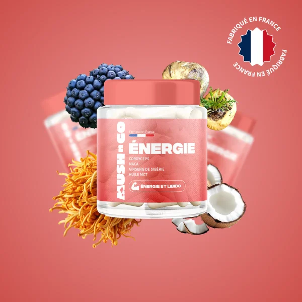 Energie cordyceps maca ginseng de sibérie huile mct - MushNgo, complément naturel pour énergie et libido