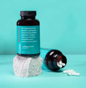 Magnésium bisglycinate avec Vitamine B6 120 gélules - Nutriting, complément naturel pour bien-être et vitalité.