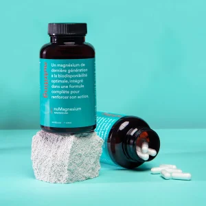 Magnésium bisglycinate avec Vitamine B6 120 gélules - Nutriting, complément naturel pour bien-être et vitalité.